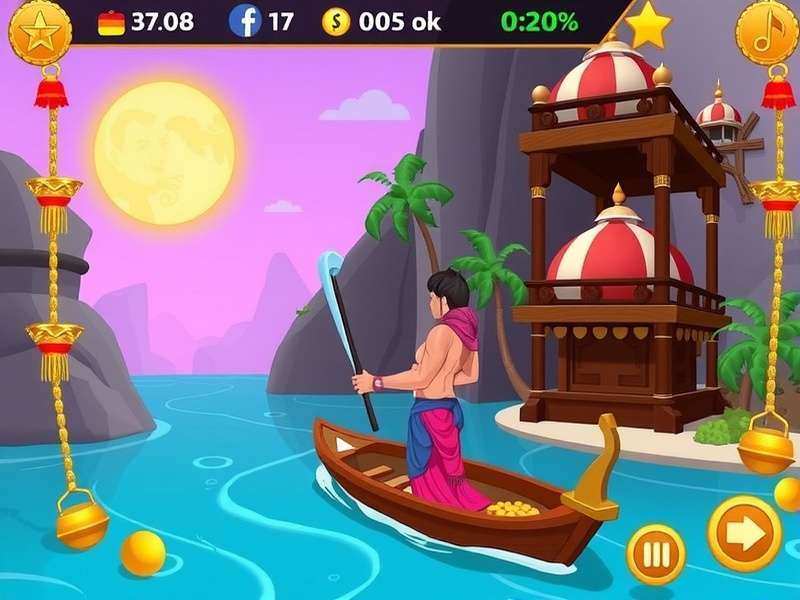 Ganges Gold Quest Game Screenshot
